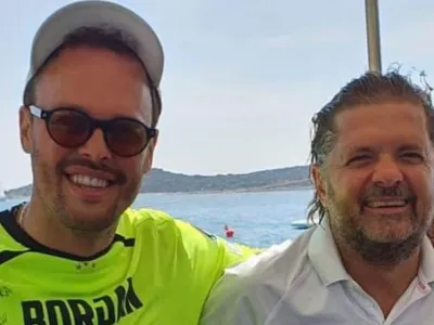 Nekdanja Severinina partnerja Igor Kojić (levo) in Milan Popović sta se letos družila na Jadranu. F instagram