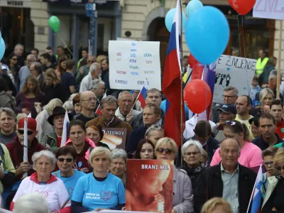 01.10.2022 - Pohod za življenje za pravice nerojenih otrok ter njihovih mater in očetov v stiskah v Sloveniji, ki bo potekal pod geslom Enakopravnost se začne pred rojstvomFoto: Luka Cjuha