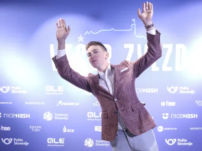 Tadej Pogačar- 16.11.2022 - Večer zvezd 2022 - podelitev priznanj Kolesar leta 2022, najboljšim kolesarjem v organizaciji KZS - Kolesarska zveza Slovenije //FOTO: Jaka Gasar