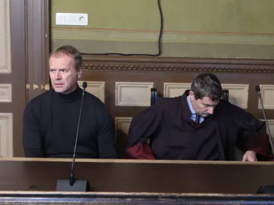 Marku Kuharju (levo) so začeli soditi šele letos, sedem let po incidentu. 