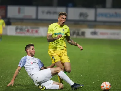 David Zec (levo), Franko Kovačević - 07.12.2022 – nogomet - Domžale: Celje, Prva liga Telemacha, 19. krog:<br> <br>//FOTO: Bojan Velikonja