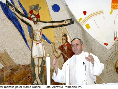 Marko Rupnik, mozaik v cerkvi Svetega Marka na Markovcu