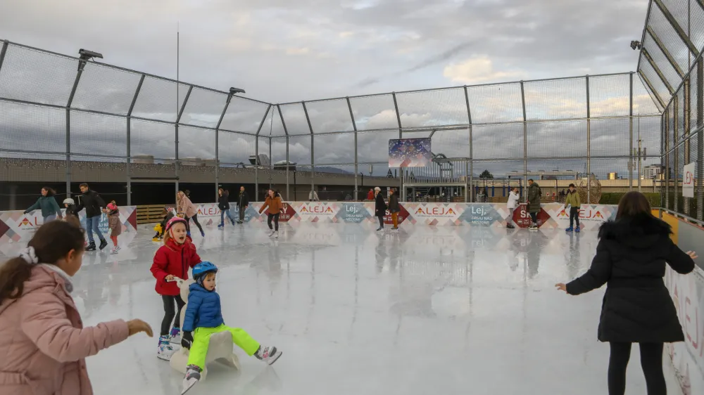 Drsališče Aleja Sky je najbolj obiskano v popoldanskem času ter seveda konec tedna. Foto: Luka Cjuha