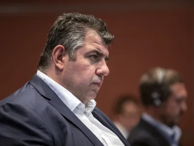 ﻿Pavao Vujnovac, lastnik vukovarske skupine Energia naturalis, okrog 15-odstotne lastnice Fortenove grupe.- 09.06.2020 - predstavitev strategije sodelovanja Fortenova Grupa in Mercator s slovenskimi dobavitelji, //Foto: Matjaž Rušt