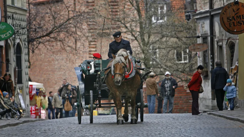staro mesto - kočija- POLJSKA 2010 - Varšava//FOTO: Matej Povše