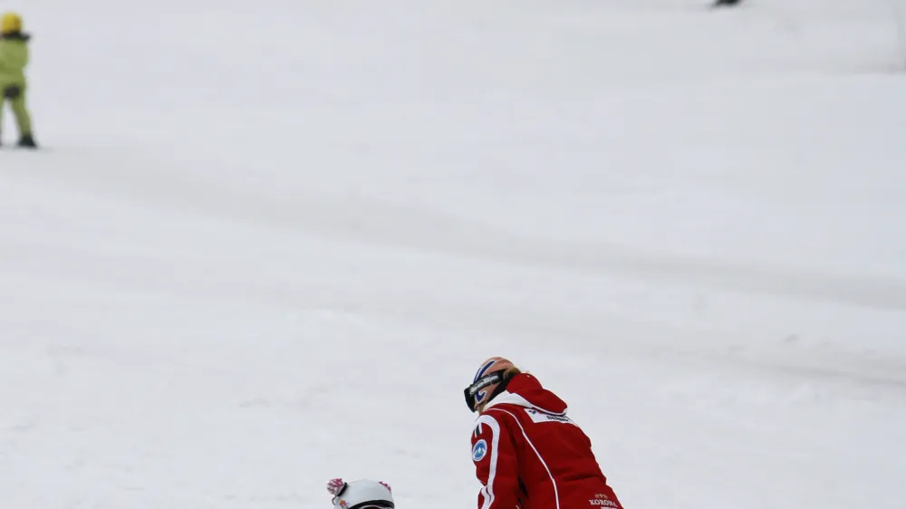 - šola smučanja - <br><br><br> - Smučišče RTC Žičnice Kranjska Gora - obisk med zimskimi počitnicami  /FOTO; Matej Povše