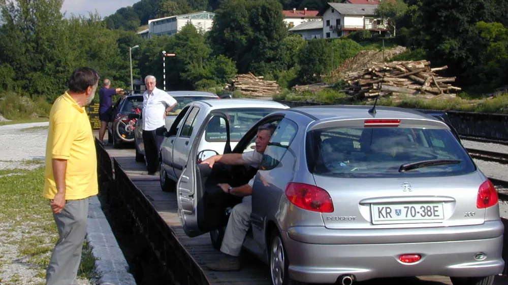 avtovlak, predor Bohinjska Bistrica - Most na Soči