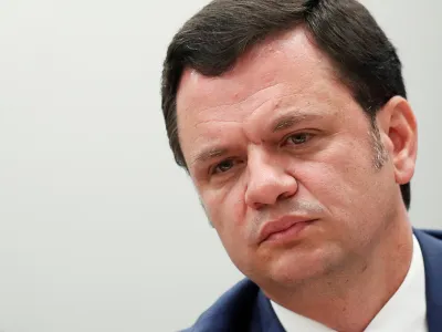 FILE PHOTO: Brazil's Justice Minister Anderson Torres attends a meeting of the Lower House's Human Rights Commission at the National Congress in Brasilia, Brazil June 15, 2022. REUTERS/Adriano Machado/File Photo