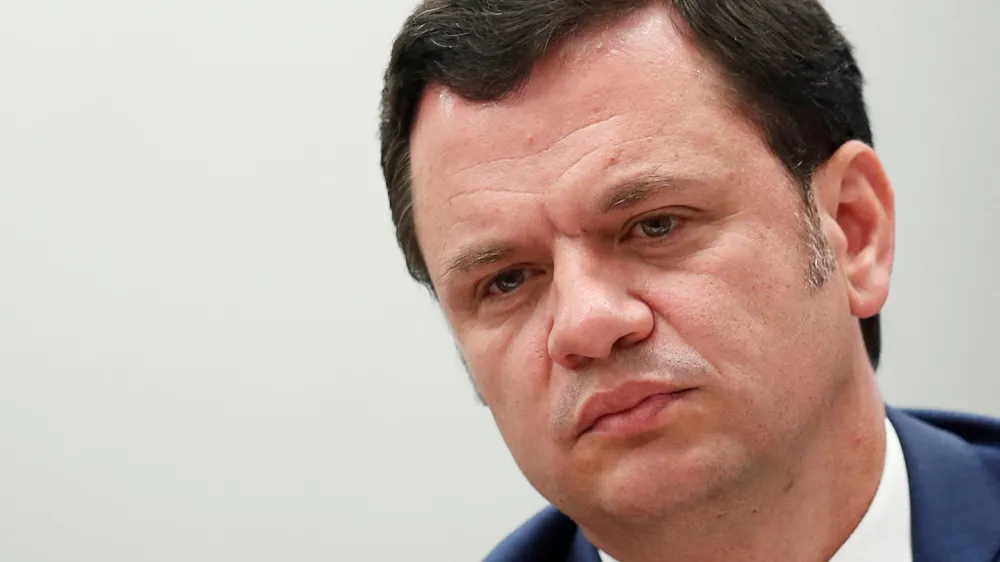 FILE PHOTO: Brazil's Justice Minister Anderson Torres attends a meeting of the Lower House's Human Rights Commission at the National Congress in Brasilia, Brazil June 15, 2022. REUTERS/Adriano Machado/File Photo