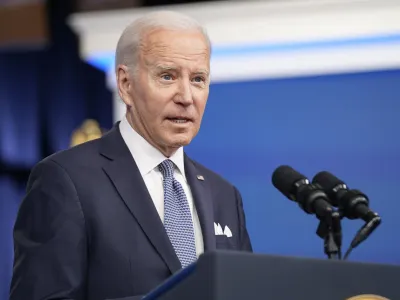 FILE - President Joe Biden responds to questions from reporters after speaking about the economy in the South Court Auditorium in the Eisenhower Executive Office Building on the White House Campus, Thursday, Jan. 12, 2023, in Washington. Lawyers for Biden found more classified documents at his home in Wilmington, Delaware, than previously known, the White House acknowledged Saturday, Jan. 14. (AP Photo/Andrew Harnik, File)