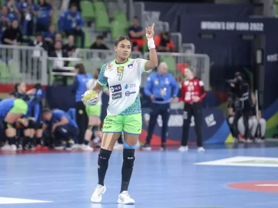 Elizabeth Omoregie- 14.11.2022 – ženski rokomet – Slovenija: Norveška, EHF evropsko prvenstvo v rokometu za ženske v Sloveniji: glavni del - skupina I - 2. krog. //FOTO: Jaka Gasar