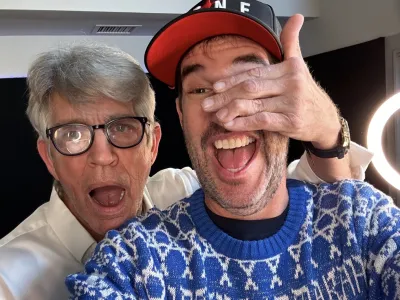 Eric Roberts (levo), brat Julie Roberts, te dni snema film na Hrvaškem. F instagram