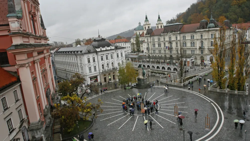 Prešernov trg//FOTO: Matej PovšeOPOMBA: ZA OBJAVO V ČASOPISU DNEVNIK