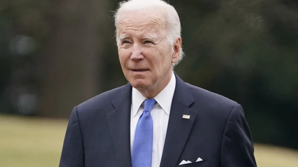 President Joe Biden arrives on the South Lawn of the White House, Monday, Jan. 23, 2023, in Washington. Biden's decision to allow the FBI to search his home in Delaware last week is laying him open to fresh negative attention and embarrassment following the discovery of classified documents at his home and former office. But it's part of a legal and political calculation that aides believe will pay off in the long run as he prepares to seek reelection. (AP Photo/Evan Vucci)