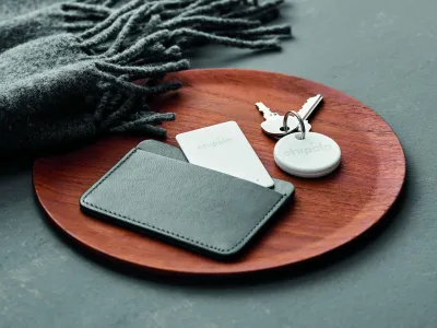 Osnovno linijo izdelkov sestavljata iskalnik ključev chipolo one in iskalnik denarnic chipolo card. F Chipolo