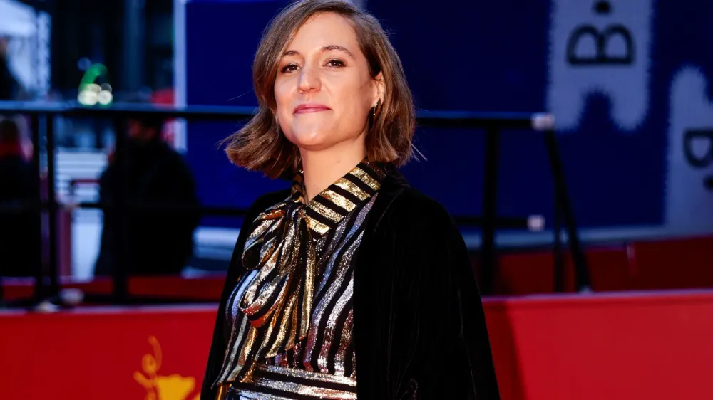 Director and Screenwriter Carla Simon arrives at the red carpet to promote the movie 'Alcarras' at the 72nd Berlinale International Film Festival in Berlin, Germany, February 15, 2022. REUTERS/Hannibal Hanschke - RC2EKS95X1VZ