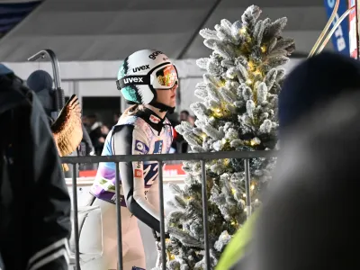 Ema Klinec- 1.1.2023 &ndash; FIS Silvestrska turneja v smučarskih skokih za ženske na Ljubnem.//FOTO: Nik Erik Neubauer