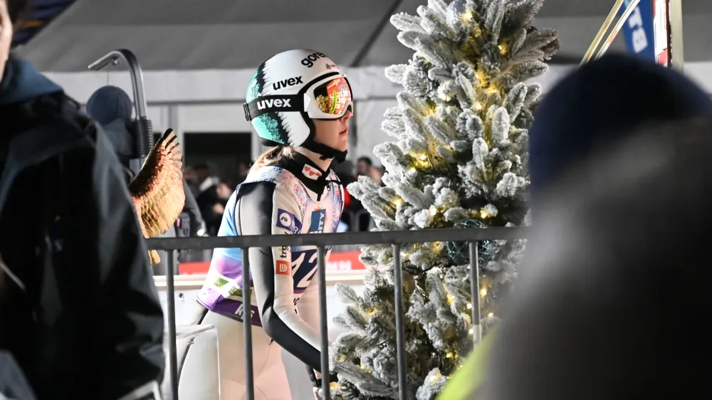 Ema Klinec- 1.1.2023 &ndash; FIS Silvestrska turneja v smučarskih skokih za ženske na Ljubnem.//FOTO: Nik Erik Neubauer