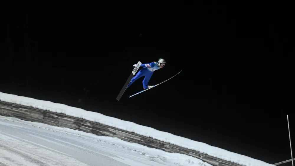 Domen Prevc- 21.12.2022 – Planica – smučarski skoki – člansko državno prvenstvo v smučarskih skokih na Bloudkovi velikanki -//FOTO: Nik Erik Neubauer