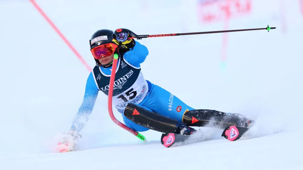 Alpine Skiing - FIS Alpine Ski World Cup - Women's Alpine Combined - Meribel, France - February 6, 2023 Italy's Federica Brignone in action during the Slalom REUTERS/Denis Balibouse   TPX IMAGES OF THE DAY