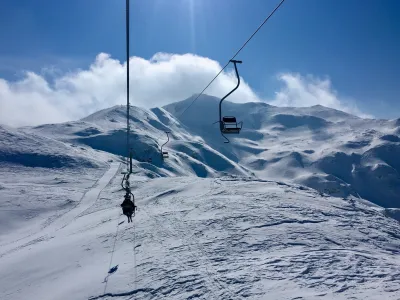 ﻿Enosedežnica Šija, smučišče Vogel.