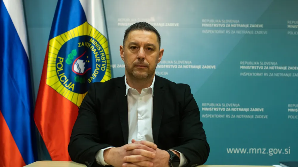 Damjan Apollonio, vodja sektorja za organizirano kriminaliteo na Generalni policijski upravi.<br><br> <br>- 17.01.2023 – Generalna policijska uprava (GPU) - predstavili informacije o razbitju kriminalne združbe, ki se je ukvarjala s preprodaje droge;<br> <br>//FOTO: Bojan Velikonja