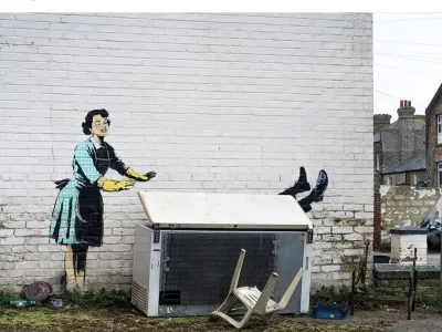 Banksy, grafit