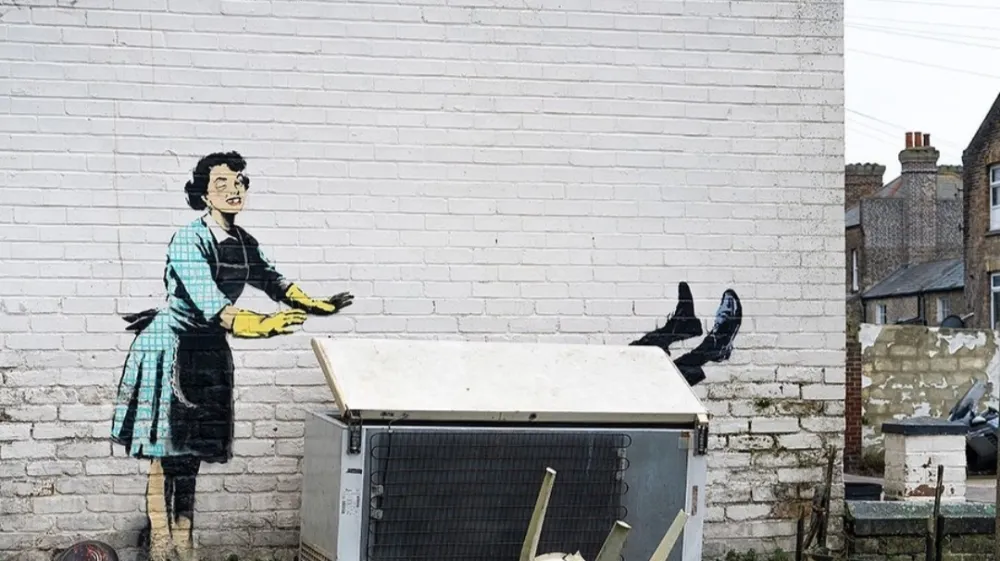 Banksy, grafit