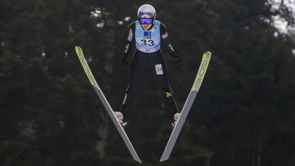 ﻿Anne Odine Stroem- 08.02.2019 – Ljubno ob Savinji - FIS Svetovni pokal v smučarskih skokih za ženske - ženski smučarki skoki - //FOTO: Matjaž Rušt