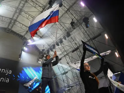 Peter Prevc- 21.02.2023 &ndash; Kranjska Gora - otvoritvena slovesnost 43. svetovnega prvenstva v nordijskem smučanju PLANICA 2023 - največji &scaron;portni dogodek v zgodovini Slovenije, //FOTO: Nik Erik Neubauer