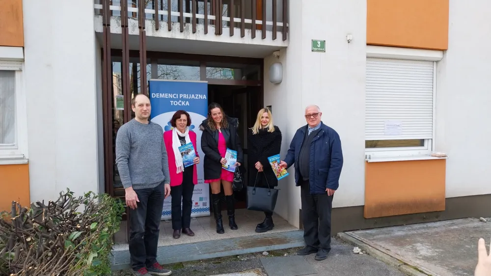 Na Podgornikovi 3 v Šiški je društvo Spominčica dobilo svoje nove prostore. Foto: Vesna Levičnik