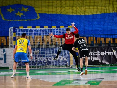 rokomet, celje pivovarna la&scaron;ko, yassine belkaied