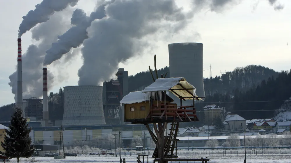 - Termoelektrarna Šoštanj (TEŠ) - gradnja šestega bloka TEŠ 6 - /FOTO: Tomaž Skale