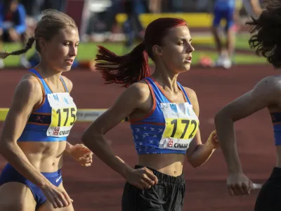 ﻿Klara Lukan, Maruša Mišmaš Zrimšek- 26.07.2020 – atletika - Državno prvenstvo v atletiki za člane in članice na Štadionu Kladivar Celje - //FOTO: Jaka Gasar