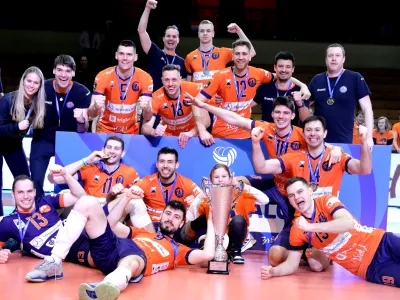 Maribor: Velenje, odbojka, finale pokala, ACH Volleyja Ljubljana in Calcit Volley - Avtor Igor Napast - - Avtor: Igor Napast