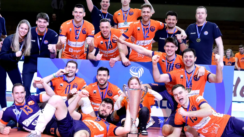 Maribor: Velenje, odbojka, finale pokala, ACH Volleyja Ljubljana in Calcit Volley - Avtor Igor Napast - - Avtor: Igor Napast