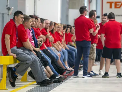 ﻿- 10.7.2019 - Slovesnost ob začetku proizvodnje v tovarni Magna Steyr v občini Hoče-SlivnicaFoto: Matjaž Rušt