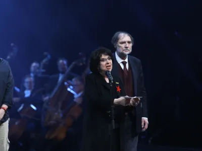 Svetlana Makarovič7.02.2023 - osrednja državna slovesnost na predvečer kulturnega praznika s podelitvijo Pre&scaron;ernovih nagrad in nagrad Pre&scaron;ernovega sklada, na kateri bo slavnostni govornik predsednik upravnega odbora Pre&scaron;ernovega sklada FOTO: Luka Cjuha