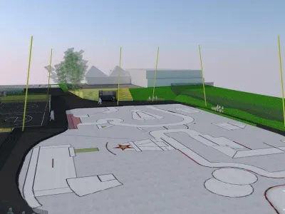 Skate park Velenje render
