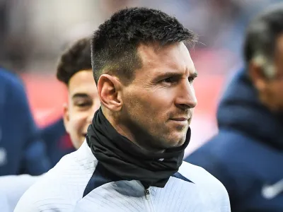 24 February 2023, France, Paris: Paris Saint-Germain's Lionel Messi takes part in a training session at Parc des Princes Stadium. Photo: Matthieu Mirville/ZUMA Press Wire/dpa
