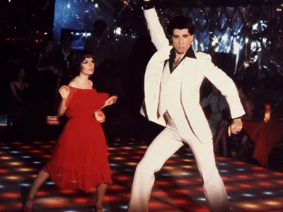 JOHN TRAVOLTAFilm 'SATURDAY NIGHT FEVER' (1977)Directed By JOHN BADHAM14 December 1977CTF19999Allstar/Cinetext/PARAMOUNT**WARNING** This photograph can only be reproduced by publications in conjunction with the promotion of the above film. For Editorial Use Only
