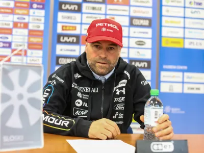 Janez Slivnik, vodja smučarskih reprezentanc.- 18.04.2023 &ndash; Smučarska zveza Slovenije (SZS) - Odbor panoge za alpsko smučanje - vodstvo alpskih smučarjev - predstavili predloge, ki jih bo maja potrjeval zbor panoge za alpsko smučanje; //FOTO: Bojan Velikonja