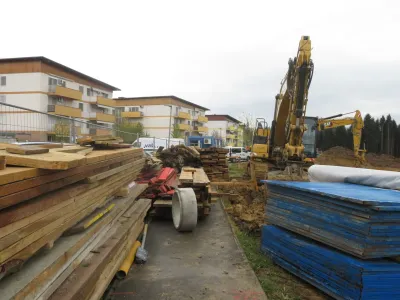 Gradbena dela v Podbrezniku, ki jih izvajata družbi CGP in TGH, so se že začela. F Dragana Stanković