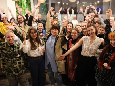 Inštitut 8. marecdirektorica Inštituta 8. marec Nika Kovač - 24.04.2022 – Parlamentarne volitve 2022 - Volitve devetega sklica Državnega zbora Republike Slovenije - druge redne državnozborske volitve po letu 2008 //FOTO: Bojan Velikonja