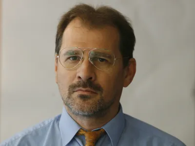 Vito Avgu&scaron;tin, novinar &ndash; ljubljanska redakcija - Dnevnik// FOTO: Luka CjuhaOPOMBA: NOVINAR DNEVNIKA