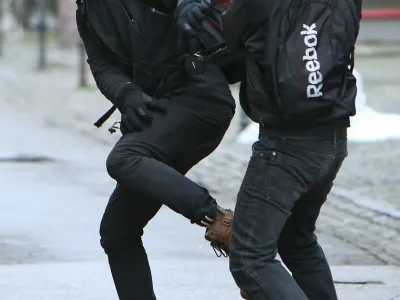 - 19.02.2018 - pretep na Trubarjevi ulici v Ljubljani - <br><br><br><br>//FOTO: Tomaž Skale<br>