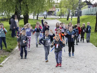 - 04.05.2023 - Pohod ob žici za otroke iz vrtca Galjevica //FOTO: Jaka Gasar