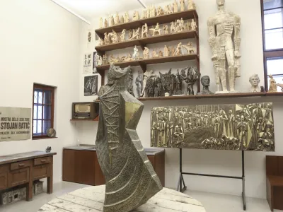 V spominskem ateljeju Stojana Batiča se je mogoče neposredno srečati s kulturno dediščino. 