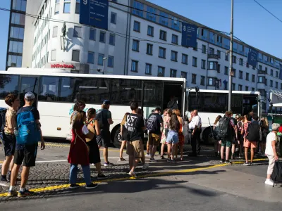 17.08.2022. Avtobusna postaja v Ljubljani.//FOTO: Bojan Velikonja