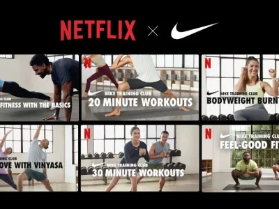 Tudi ameriška platforma Netflix je v svojo ponudbo dodala videoposnetke treningov. F